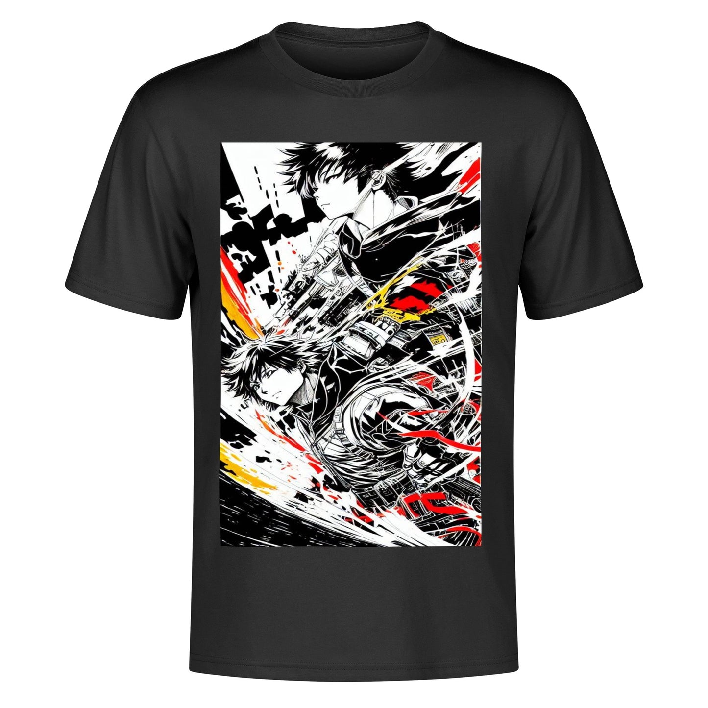 Men's Cotton Front Back Printing T Shirt
