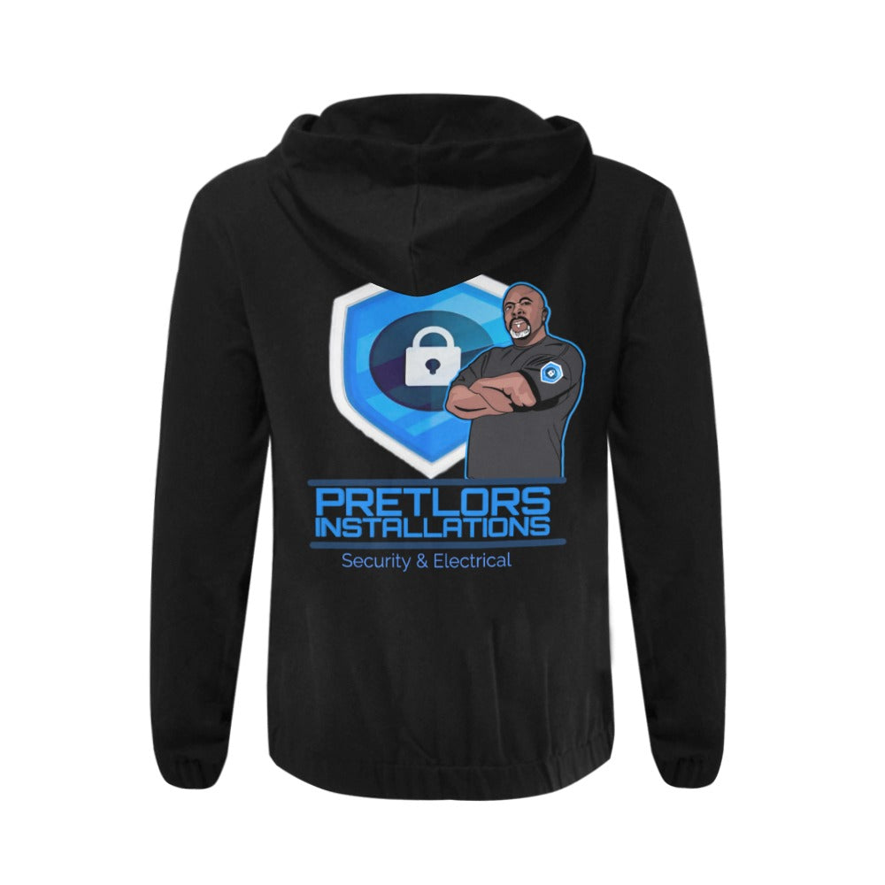 Pretlor All Over Print Full Zip Hoodie (Model H14)
