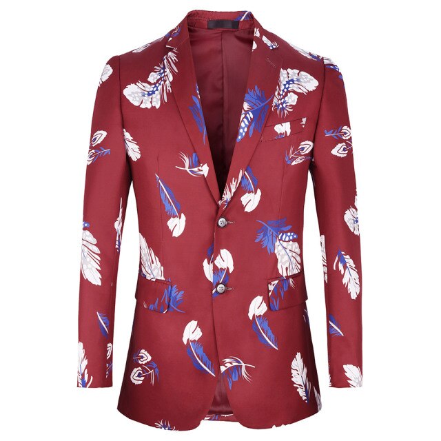 Mens Blazer For Summer Nightclubs Lip designer Homme Men Casual Blazer Slim Fit Deluxe Costume Homme Men jacket Masculino