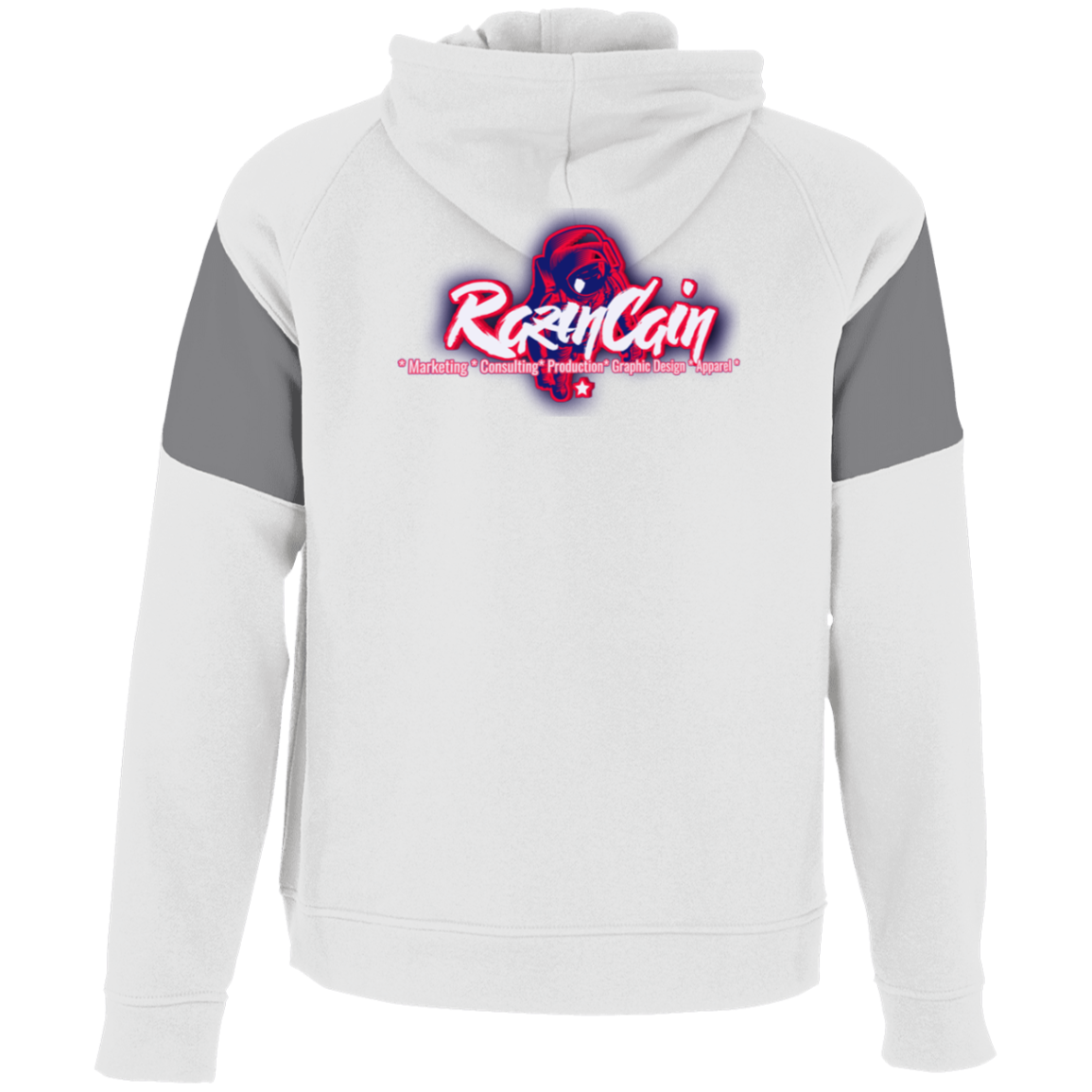 229546 Athletic Colorblock Fleece Hoodie