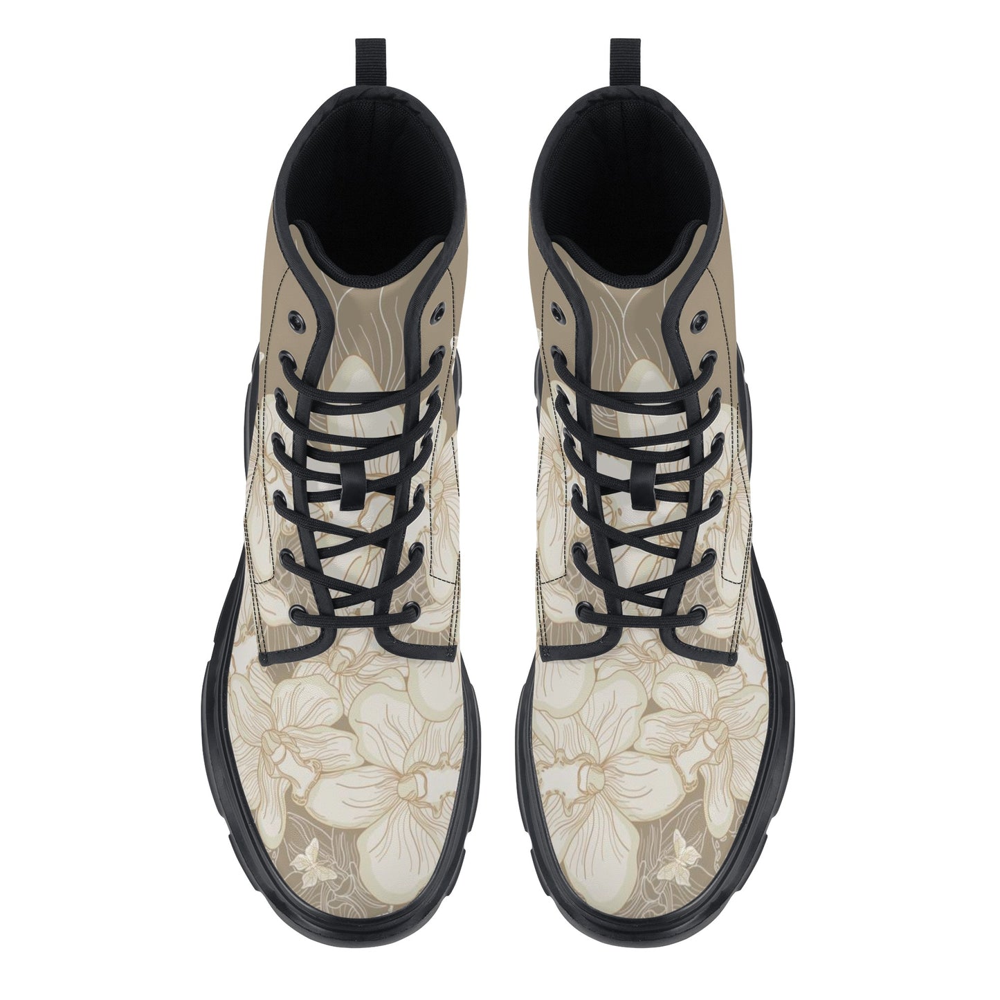 Women's Leather Chunky Boots
