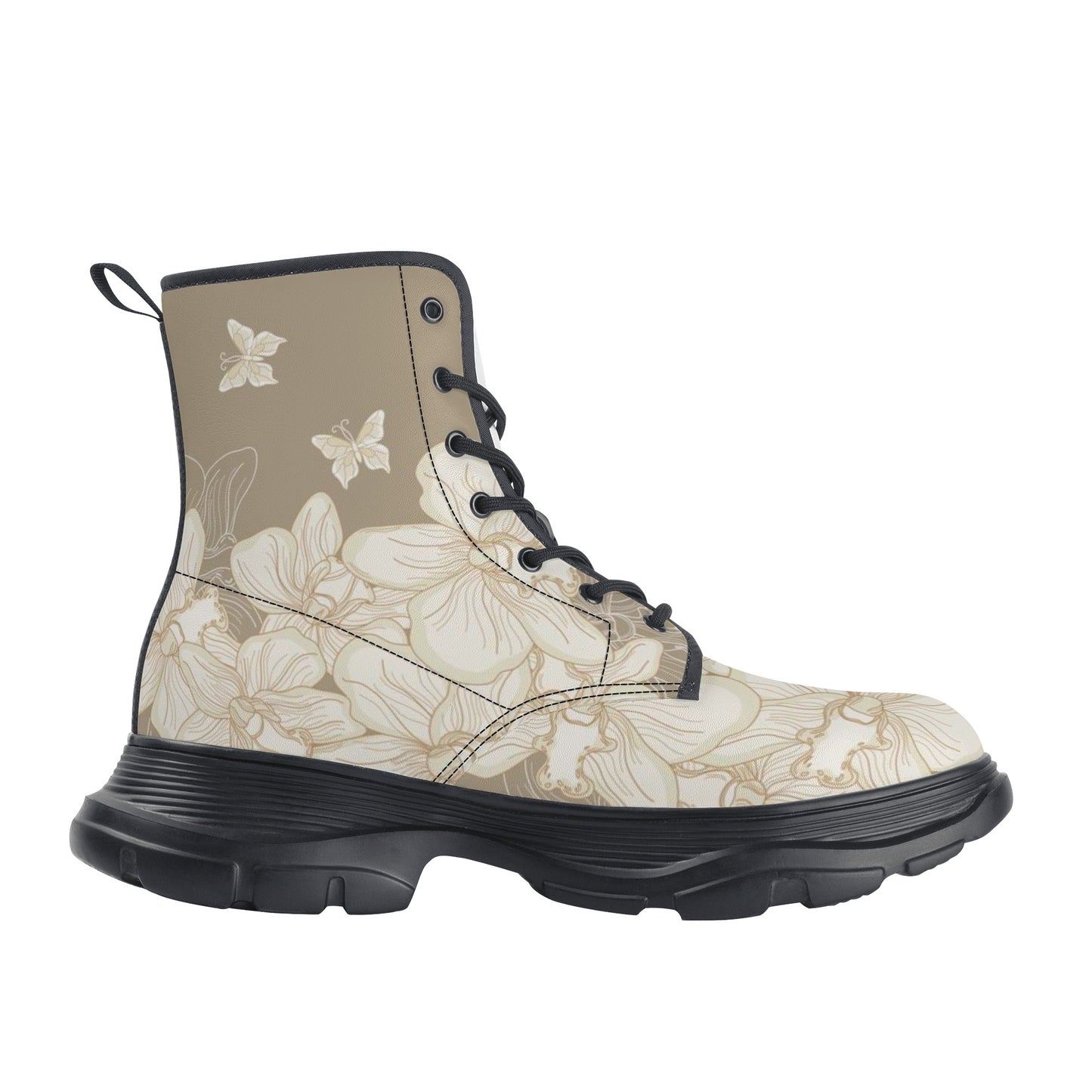 Women's Leather Chunky Boots