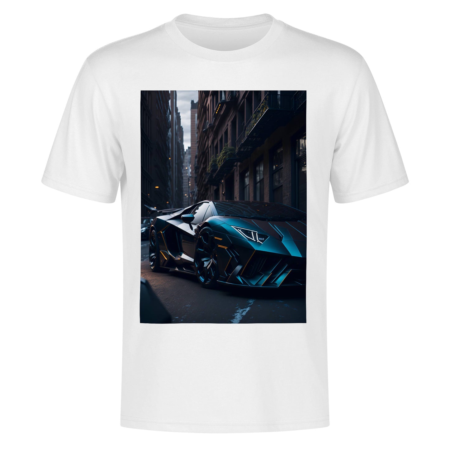 Men's Cotton Front Back Printing T Shirt