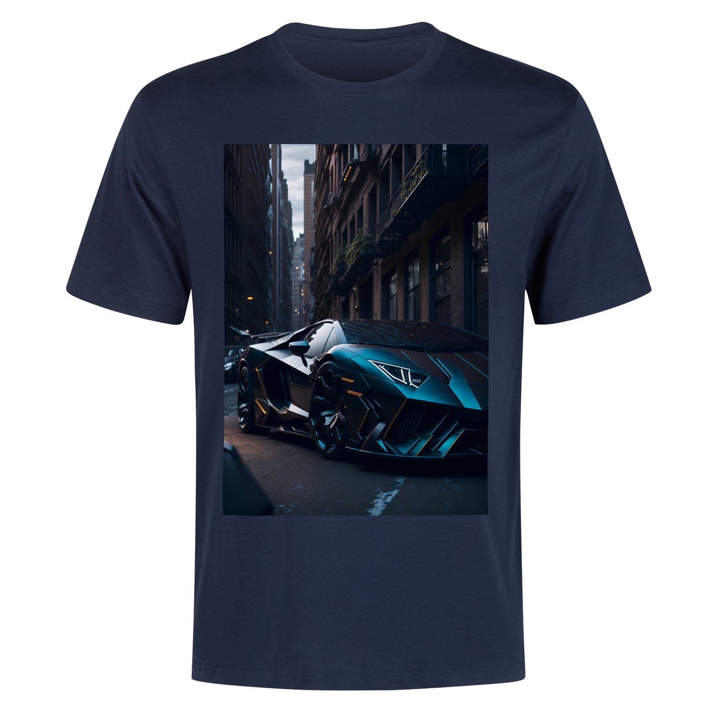 Men's Cotton Front Back Printing T Shirt