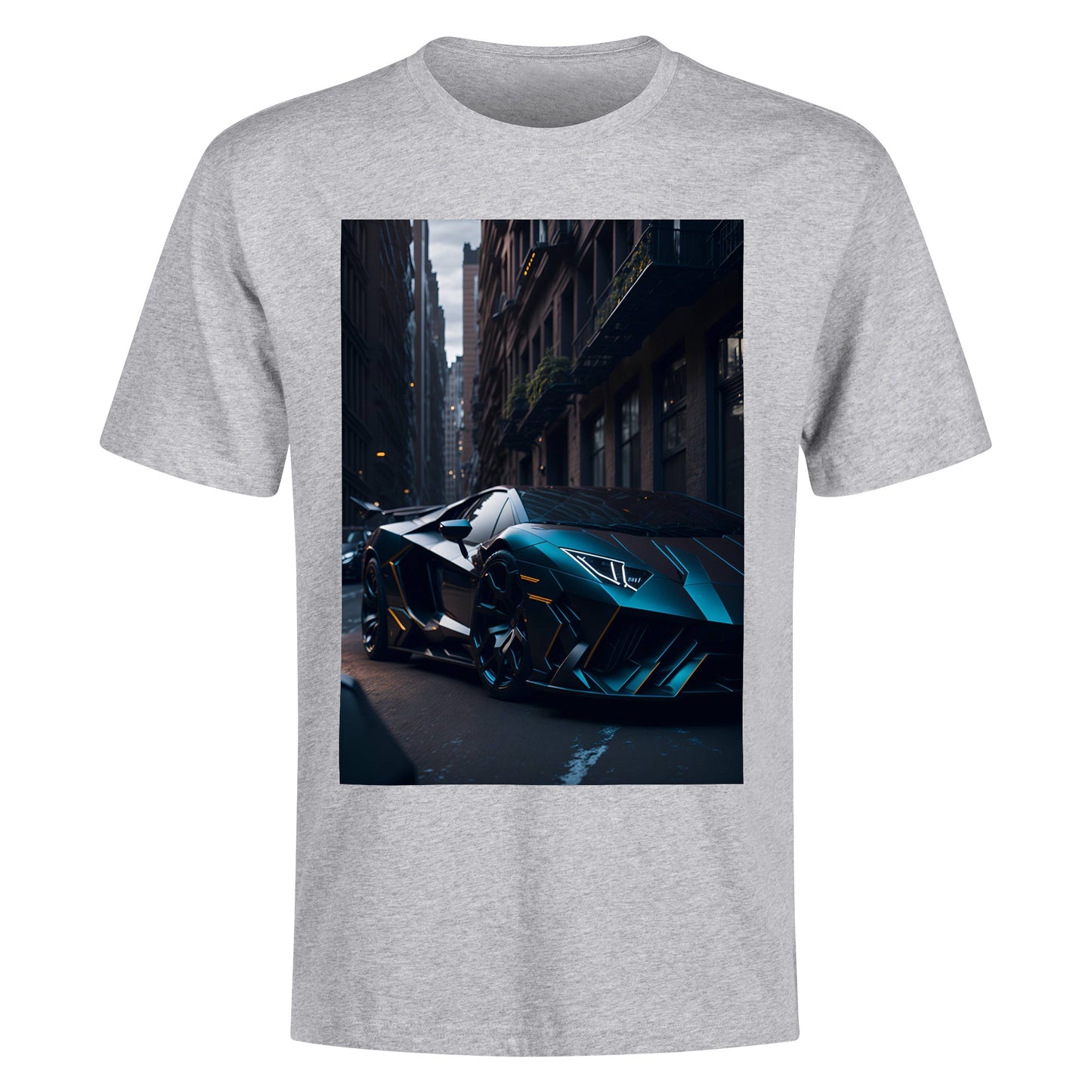 Men's Cotton Front Back Printing T Shirt
