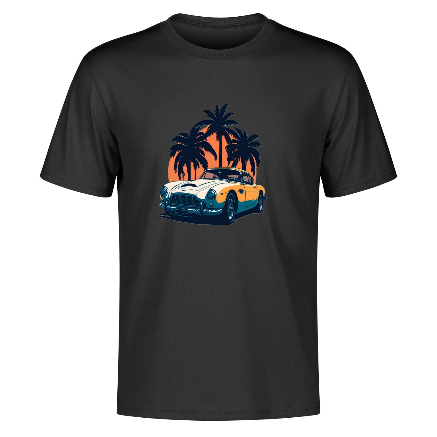 Men's Cotton Front Back Printing T Shirt