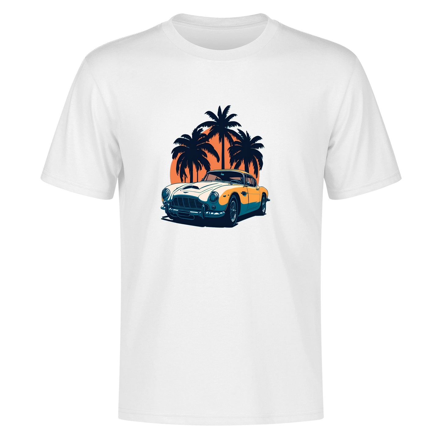 Men's Cotton Front Back Printing T Shirt
