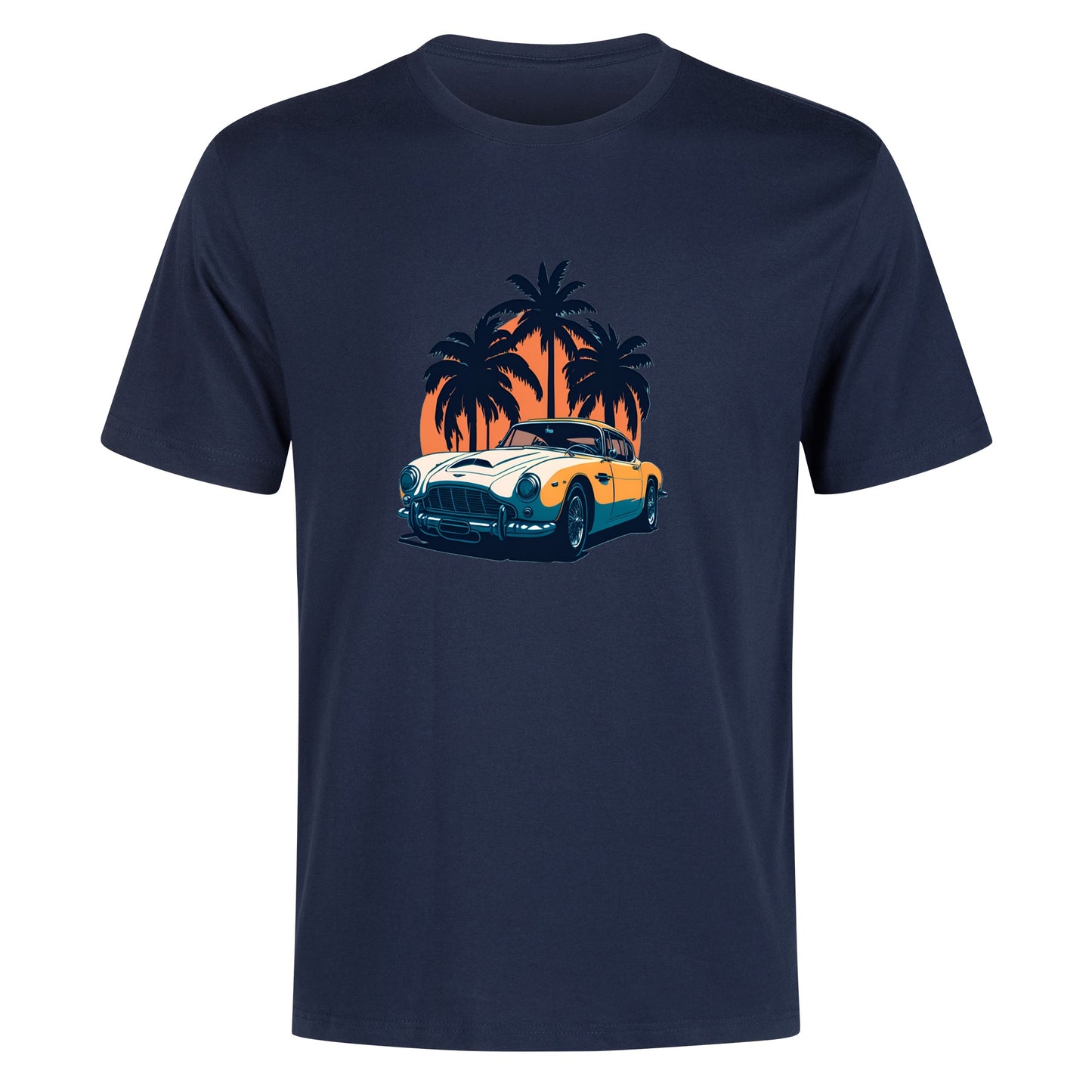 Men's Cotton Front Back Printing T Shirt