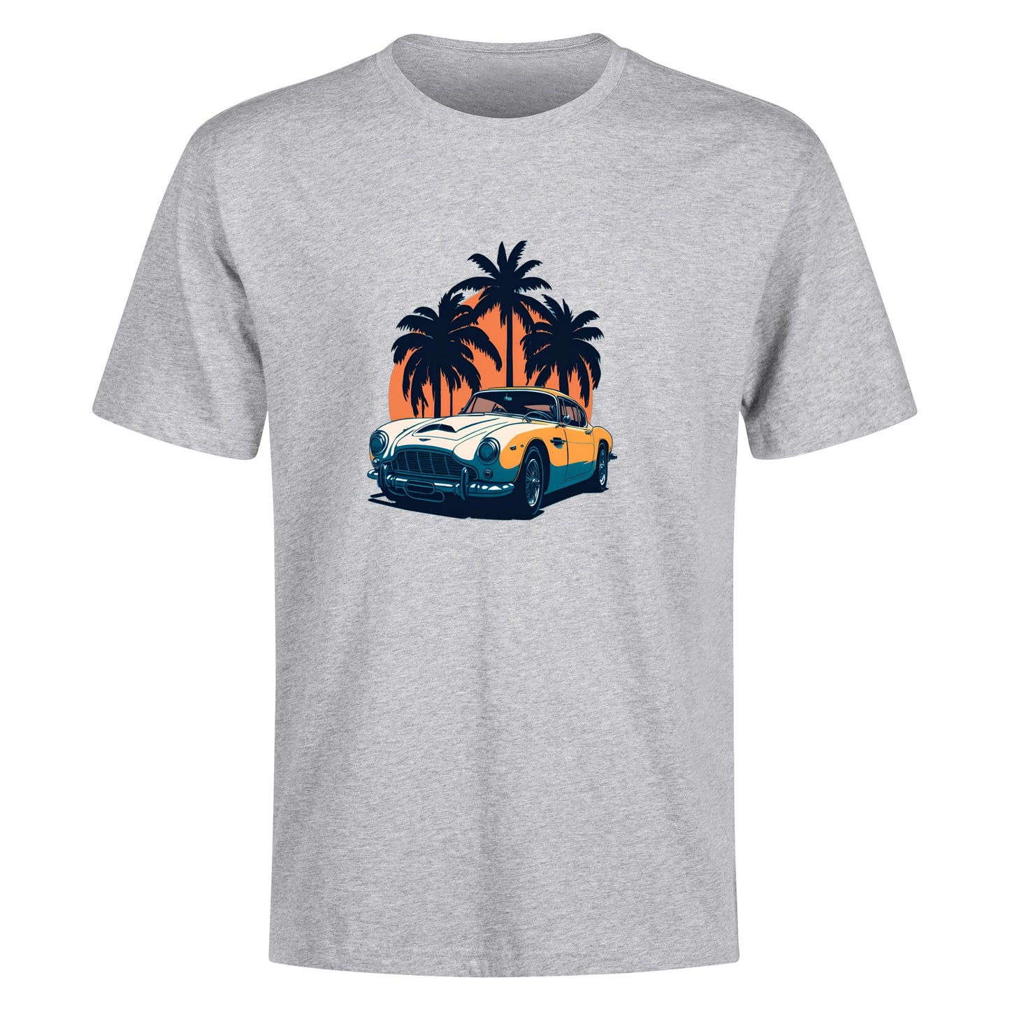 Men's Cotton Front Back Printing T Shirt