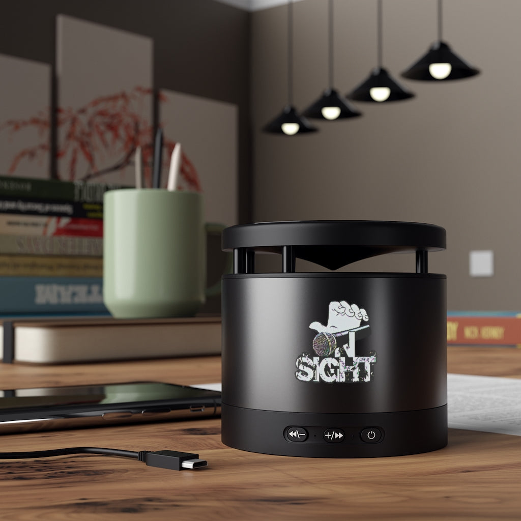 On Sight Metal Bluetooth Speaker and Wireless Charging Pad