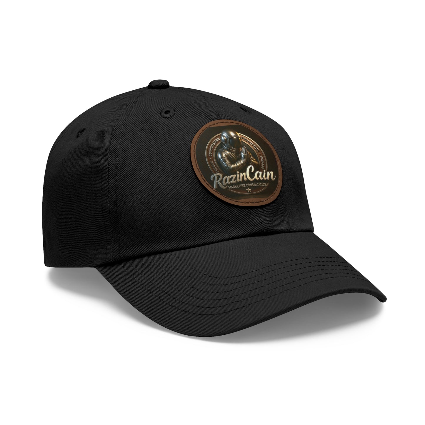 Stylish Dad Hat with Leather Patch | RazinCain | Casual Accessories for Everyday Wear