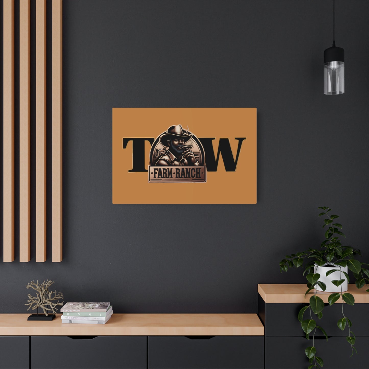 TW Farms Metal Sign