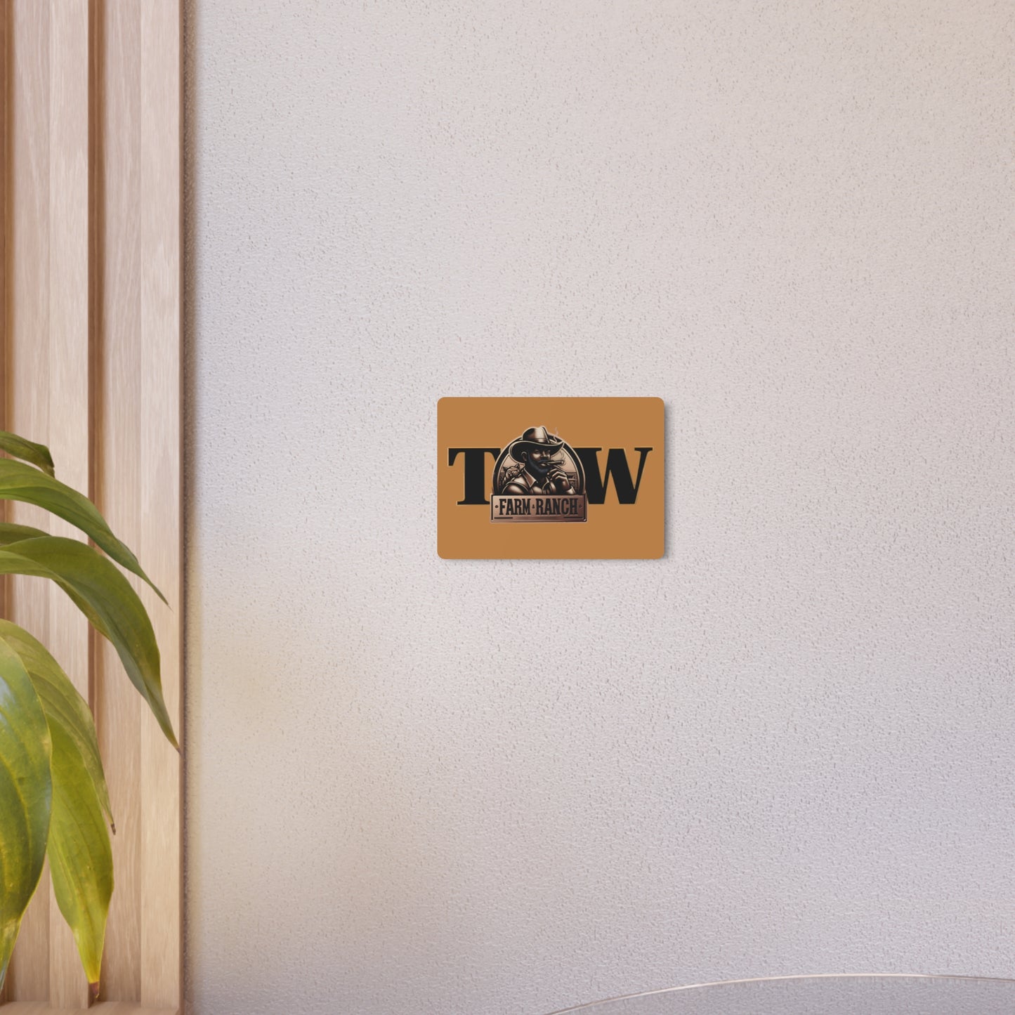 TW Farms Metal Sign