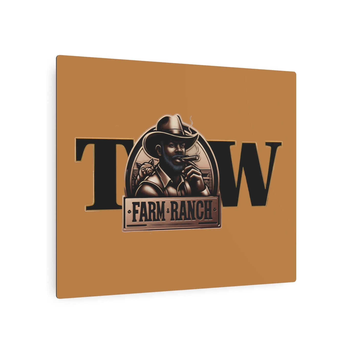 TW Farms Metal Sign