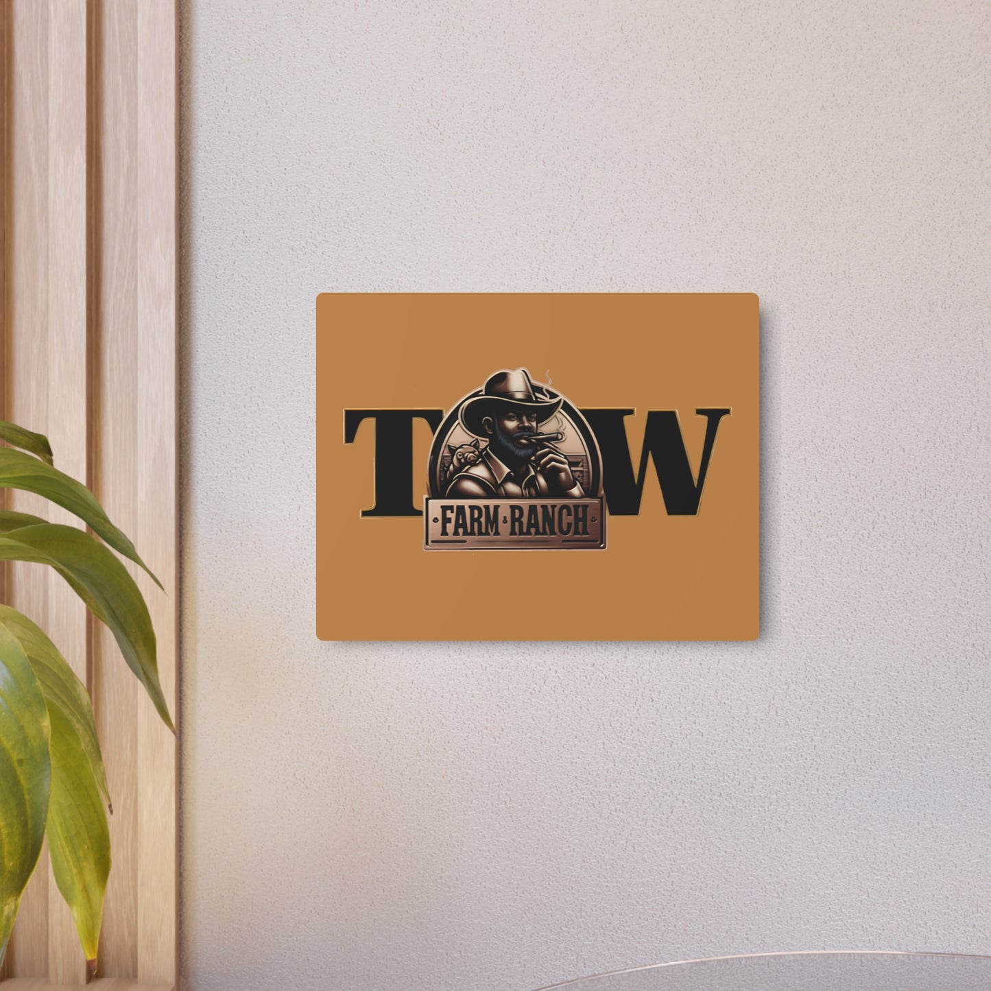 TW Farms Metal Sign