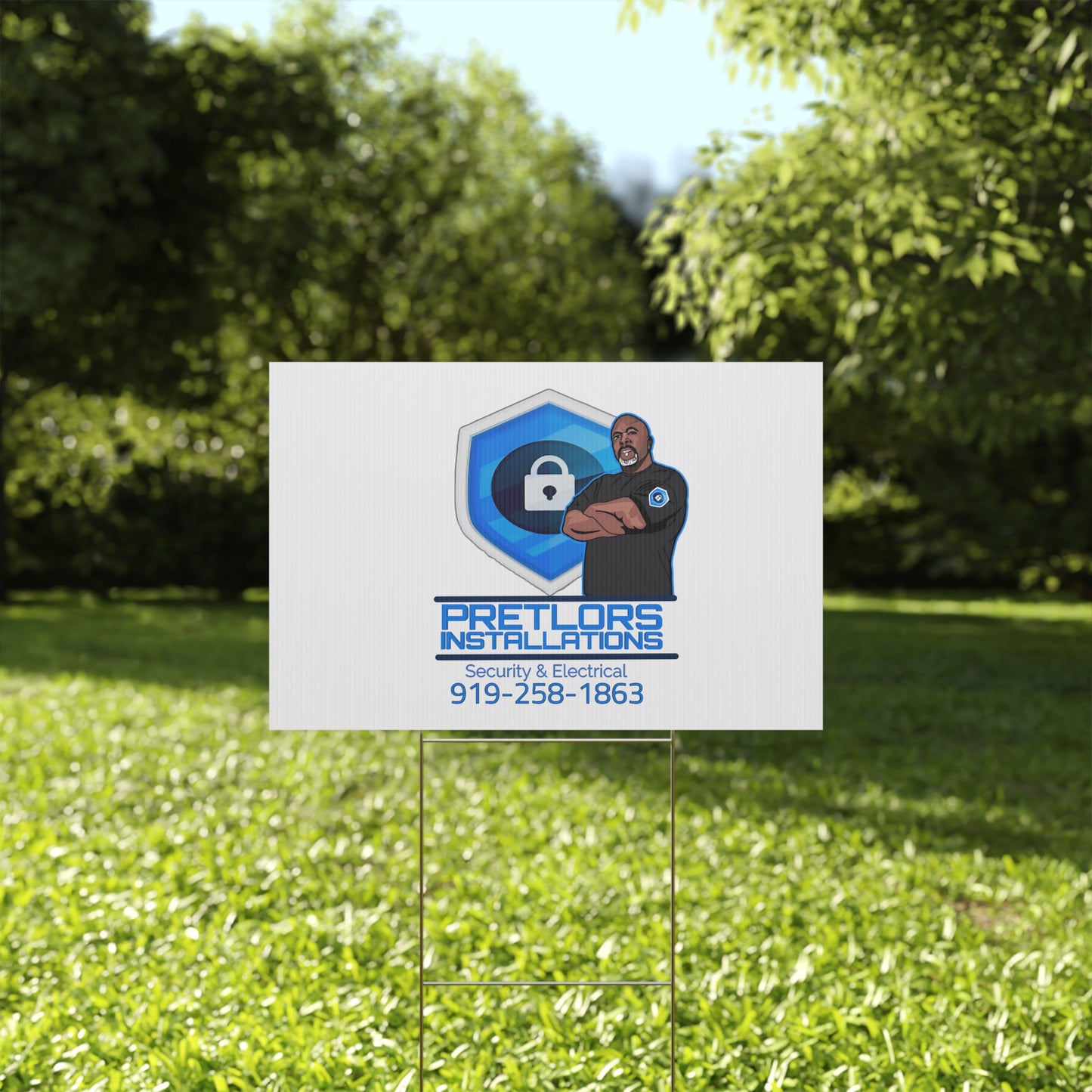 Plastic Yard Sign