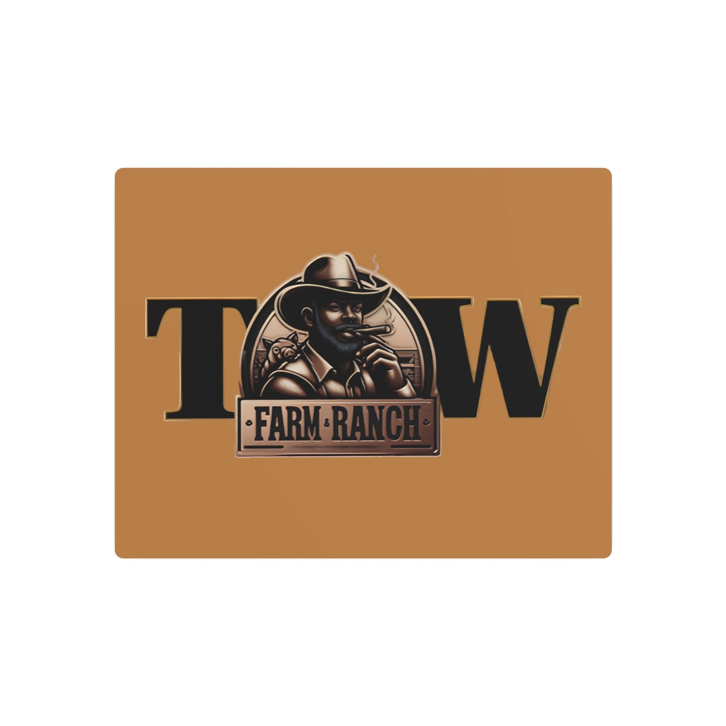 TW Farms Metal Sign