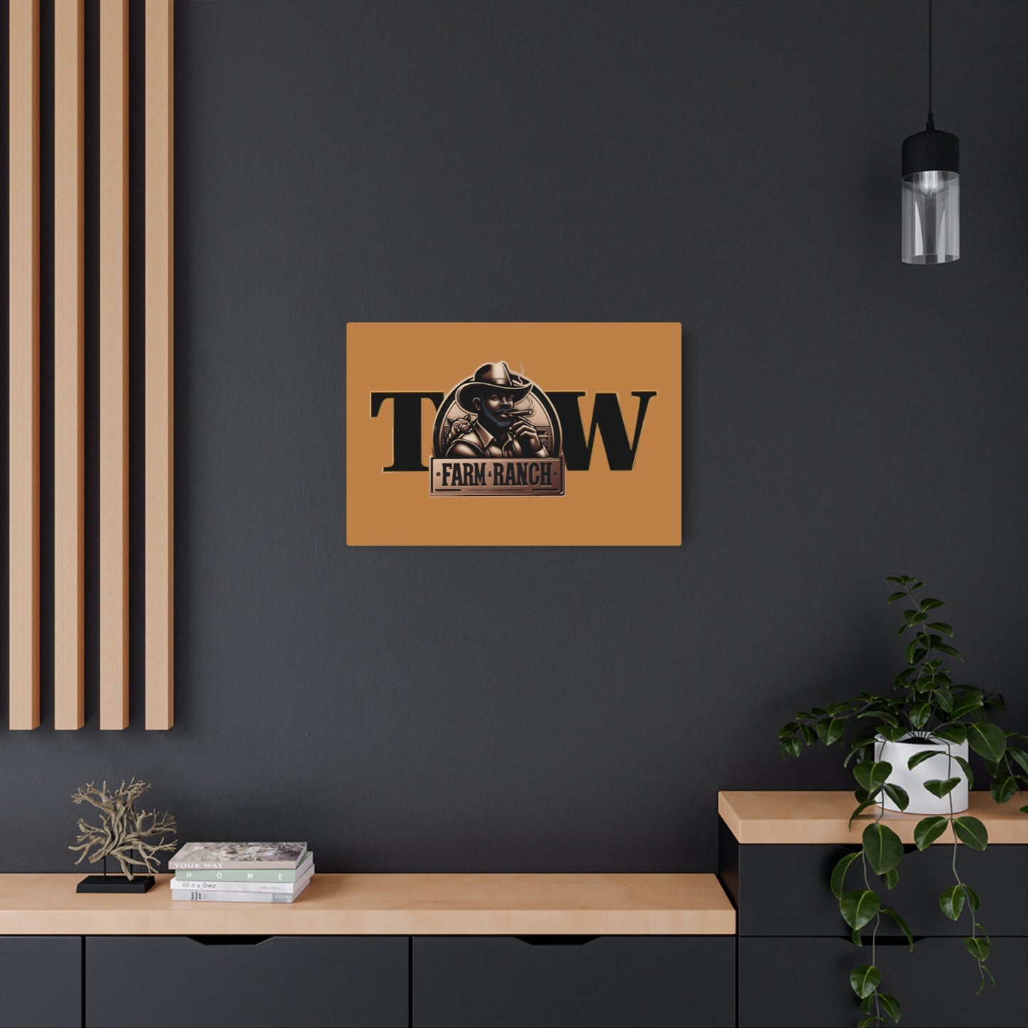 TW Farms Metal Sign