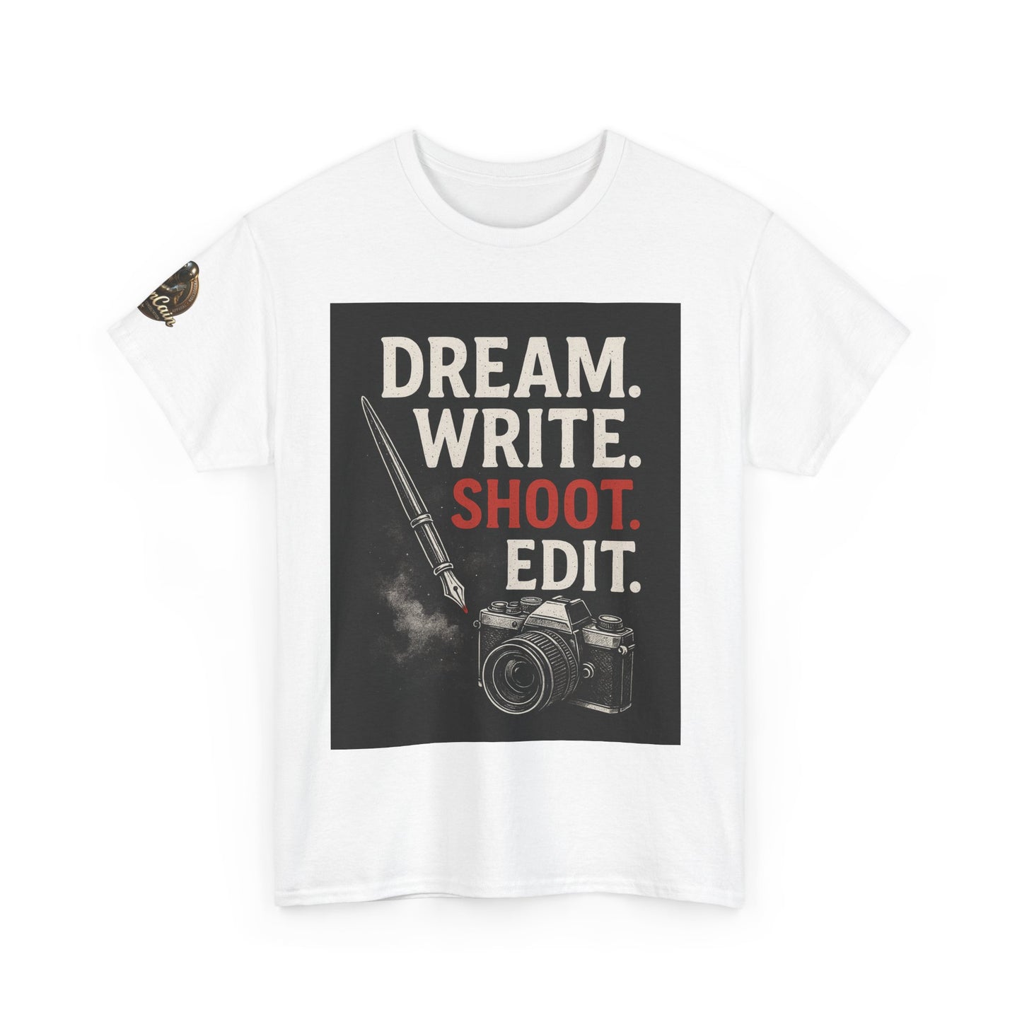 Copy of Creative Inspiration Unisex Heavy Cotton Tee - Dream. Write. Shoot. Edit.