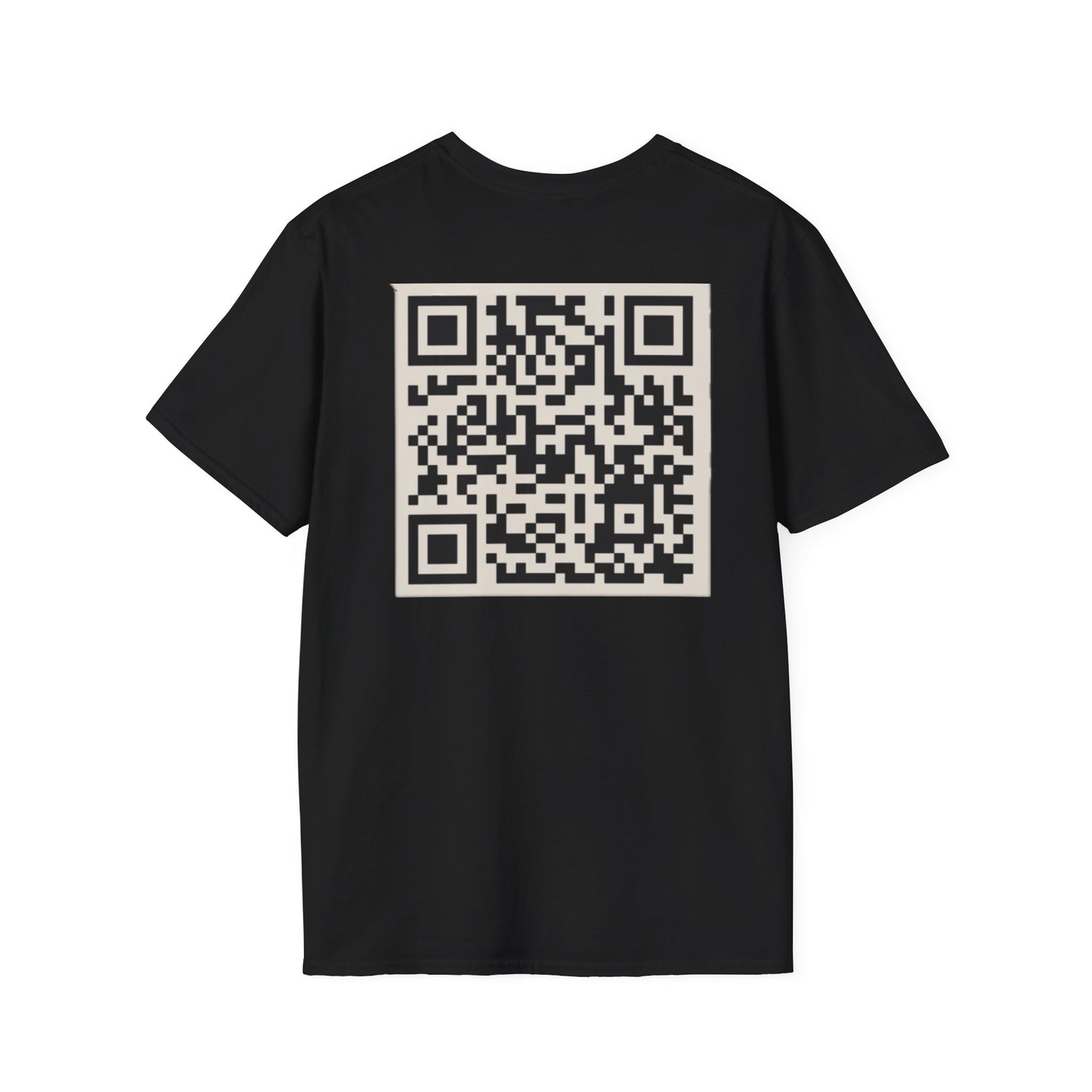 Wafeq Zarif Quote T-Shirt - Unisex Softstyle Tee with QR Code