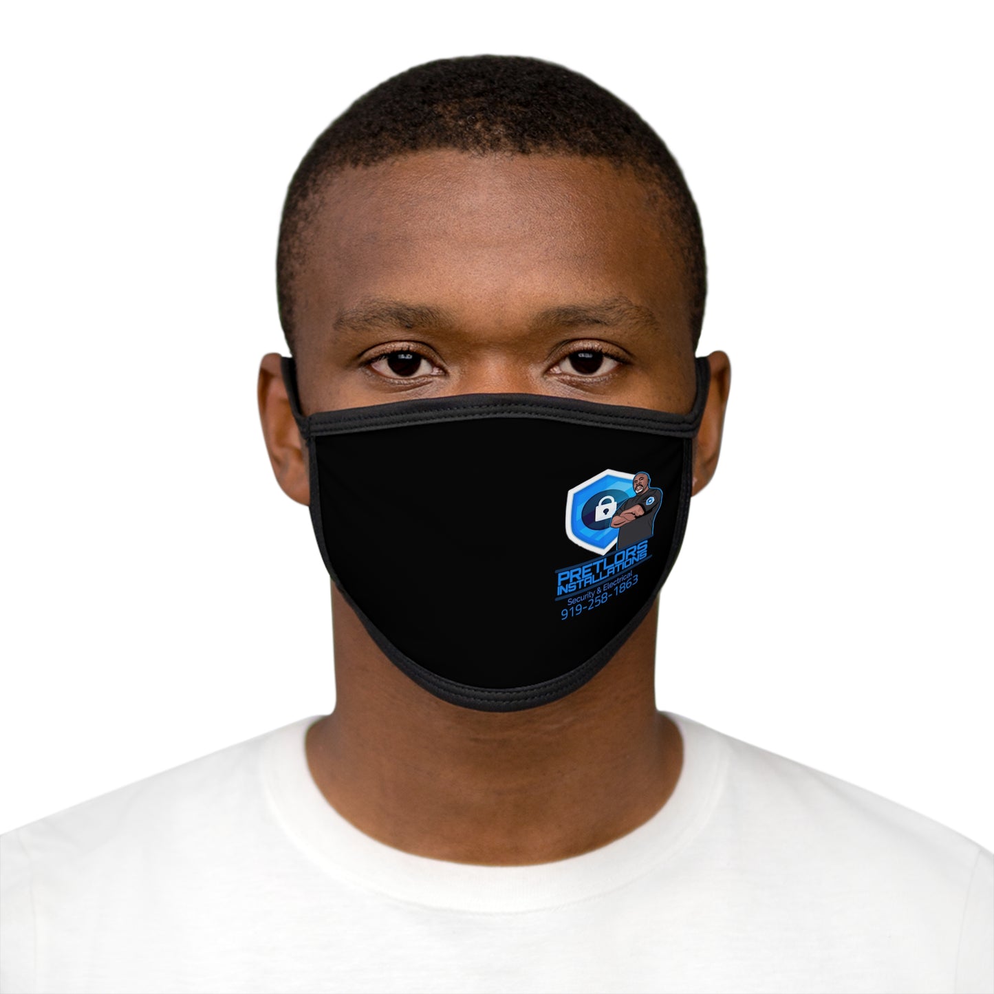 Pretlor Mixed-Fabric Face Mask