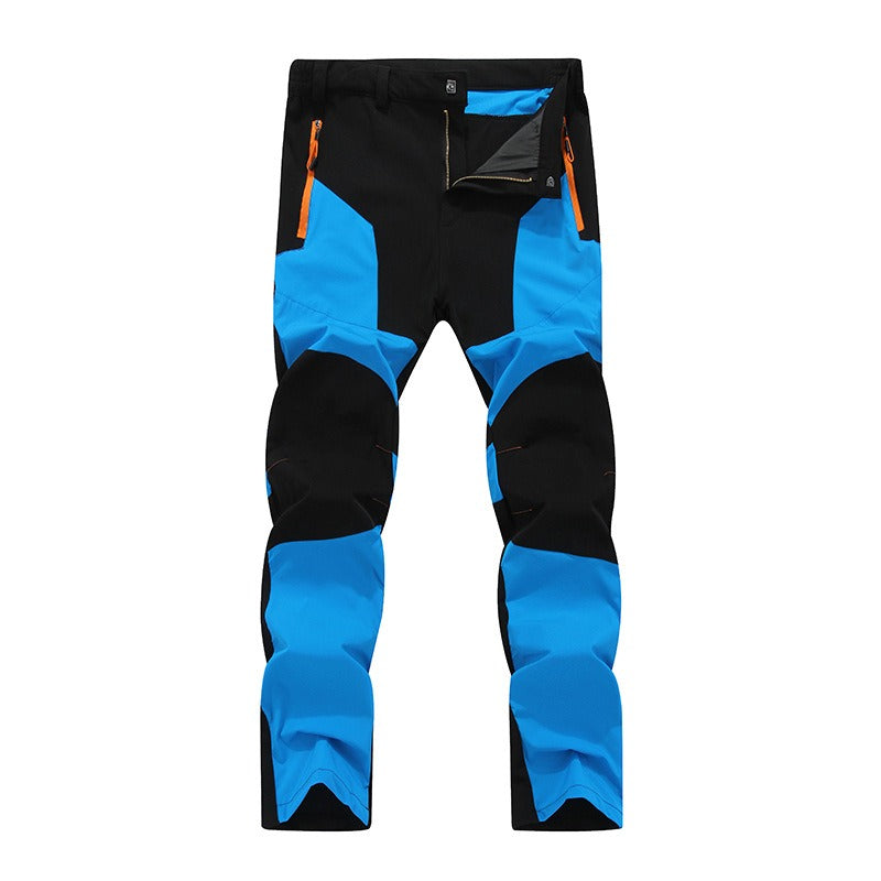 Men's Summer Lightweight, Breathable, Waterproof, Elastic Foreign Trade Mountaineering Pants Colored Quick Drying Pants