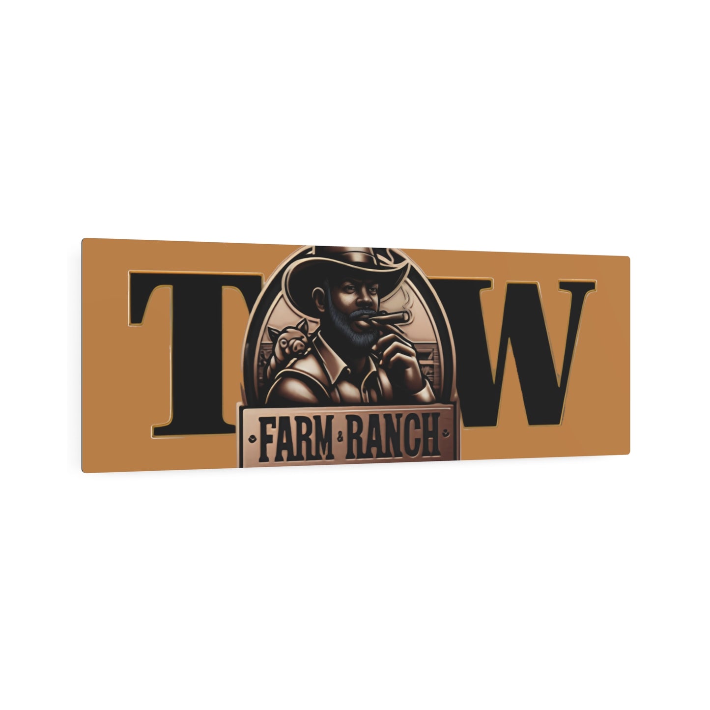 TW Farms Metal Sign