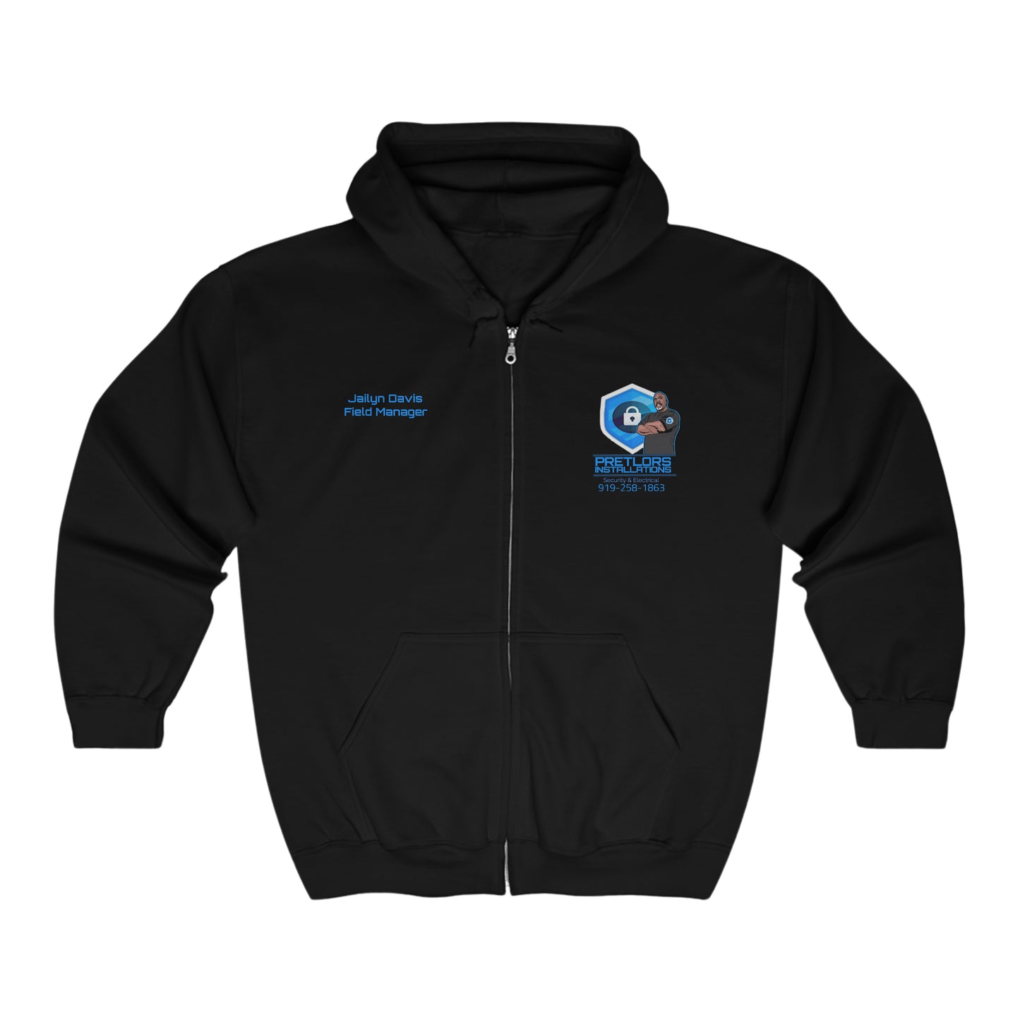Pretlor Jaylen Unisex Heavy Blend™ Full Zip Hooded Sweatshirt