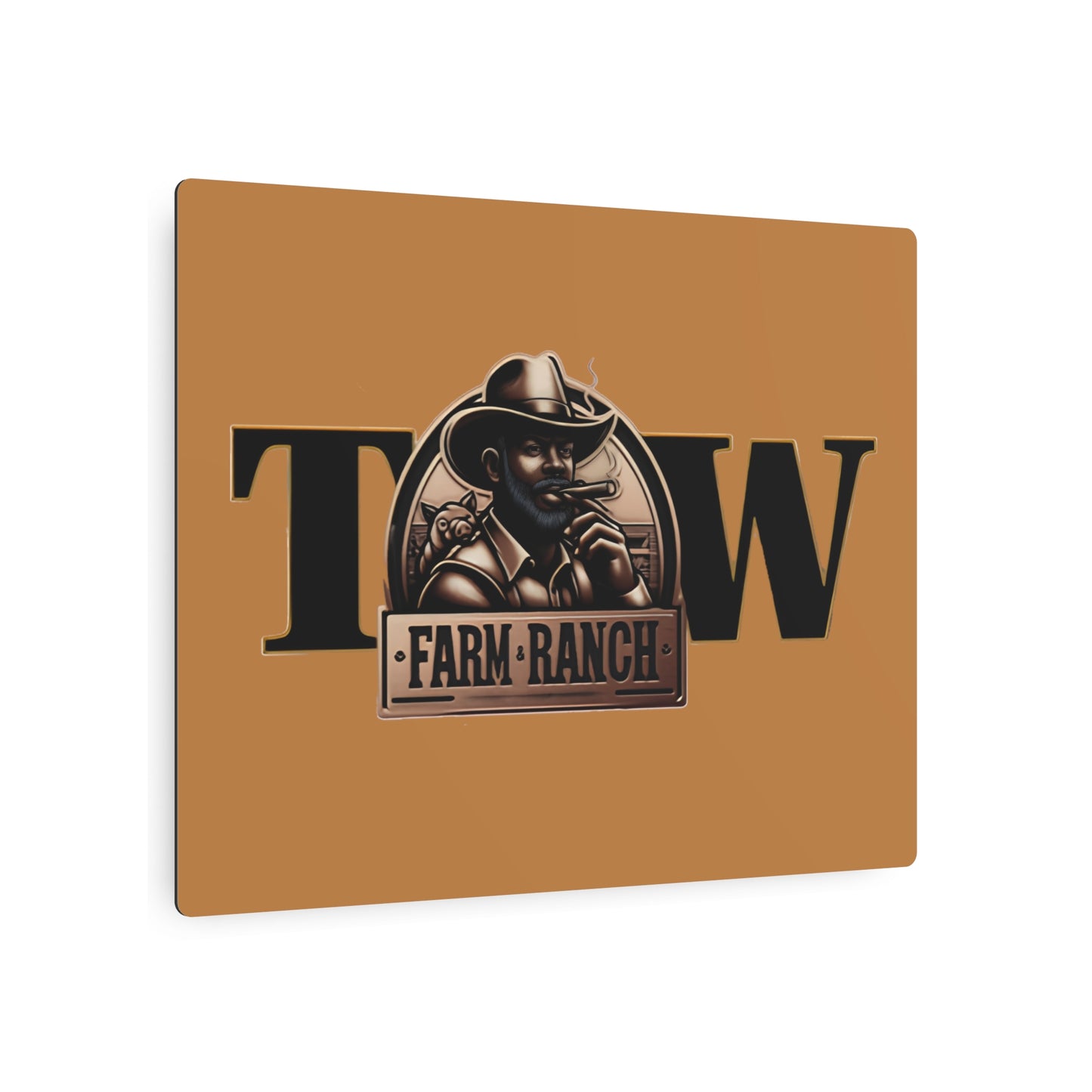 TW Farms Metal Sign