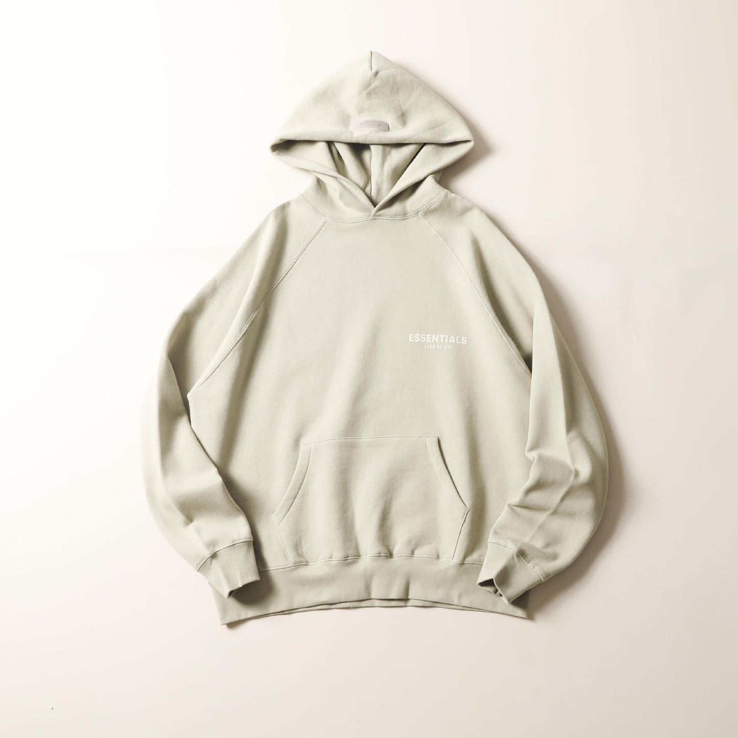 FOG Double Thread ESSENTIALS Chest Small Flocking Letter Printed Hooded Sweater Loose High Street American Hoodie
