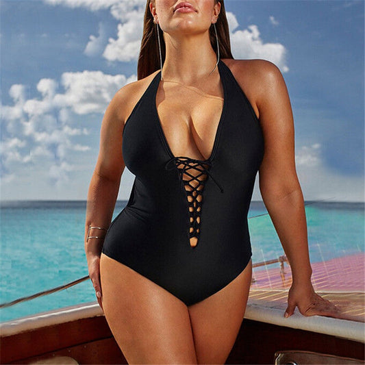 Plus Size Swimwear Bathing Suit Women One Piece Bikini Plus Size Swimsuit Big Size Swimwear Biquini