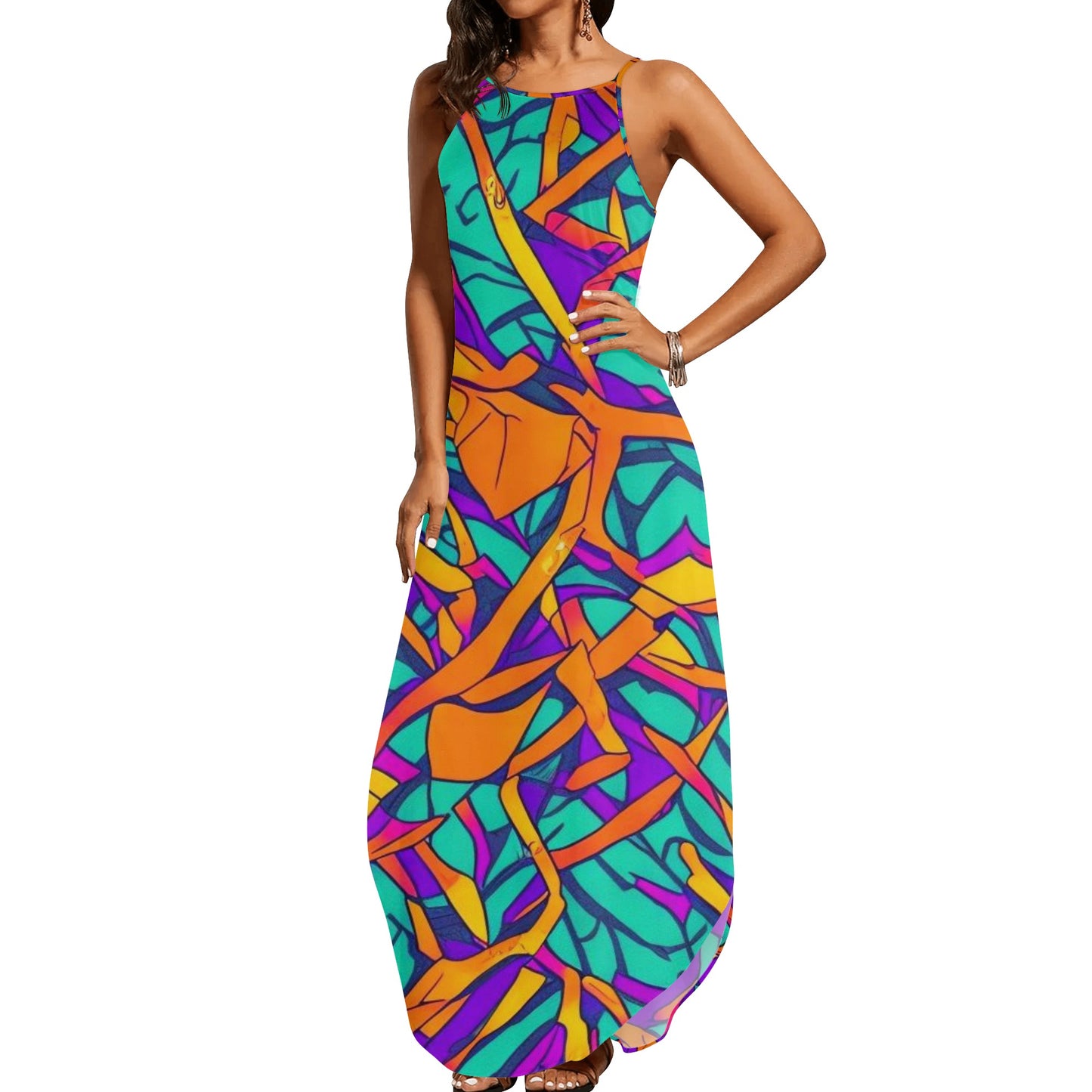 Women's Elegant Sleeveless Party Dress