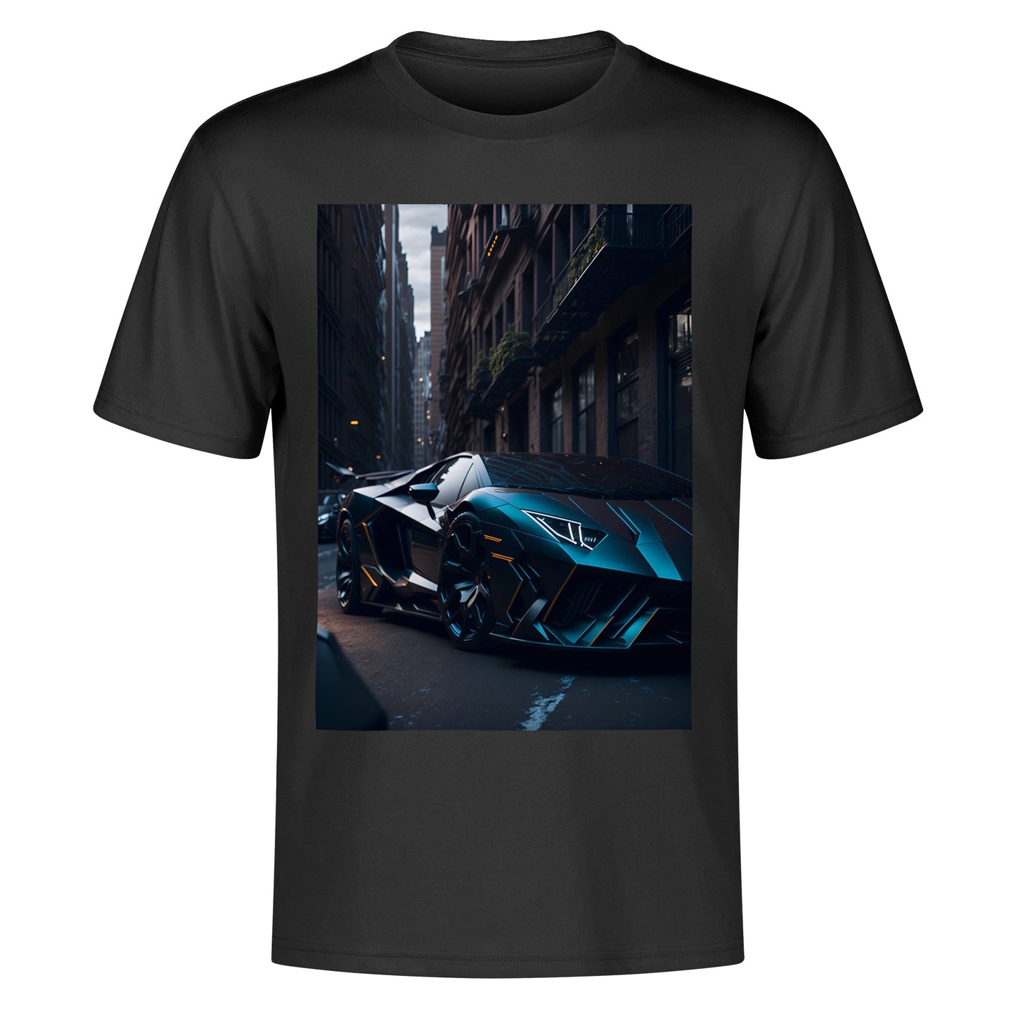 Men's Cotton Front Back Printing T Shirt