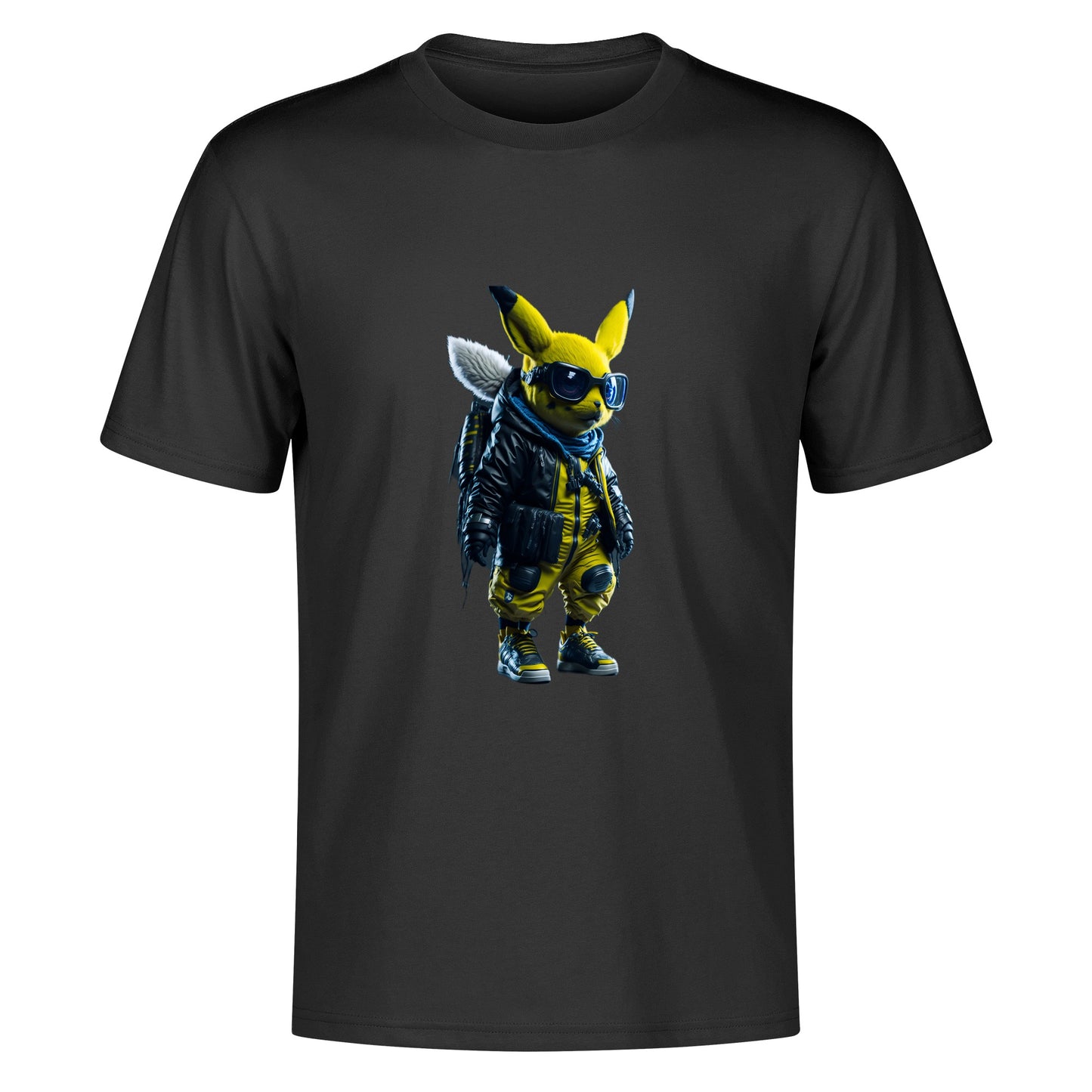 Men's Cotton Front Back Printing T Shirt