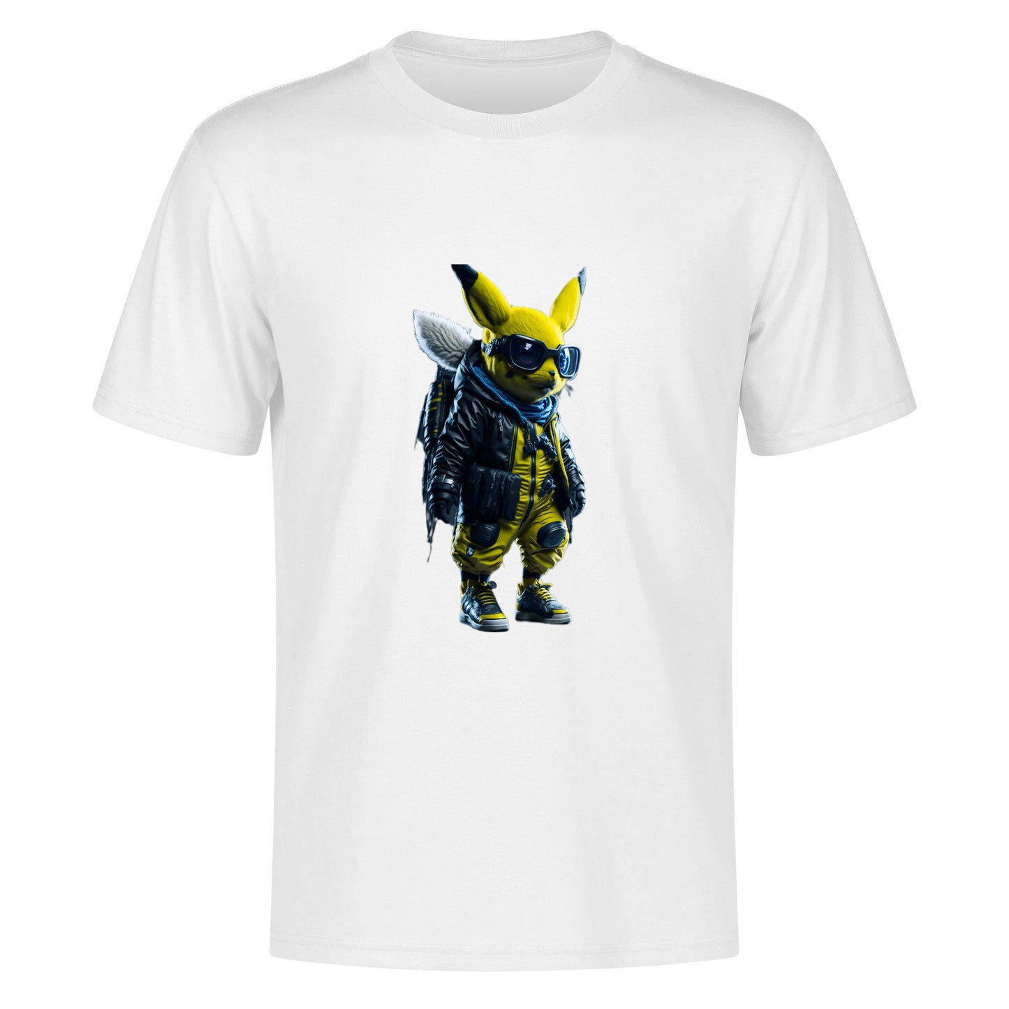Men's Cotton Front Back Printing T Shirt