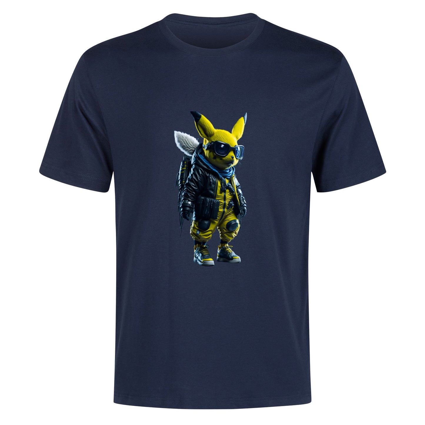 Men's Cotton Front Back Printing T Shirt