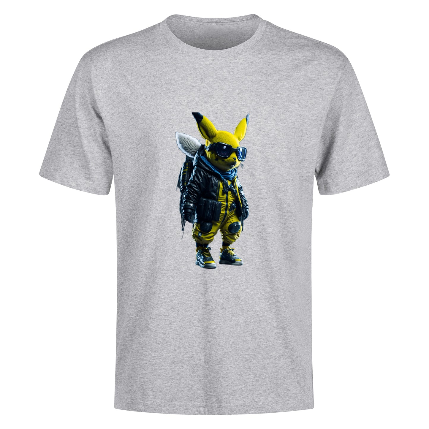 Men's Cotton Front Back Printing T Shirt