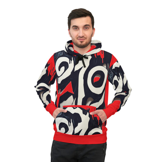 Abstract Athletic Hoodie